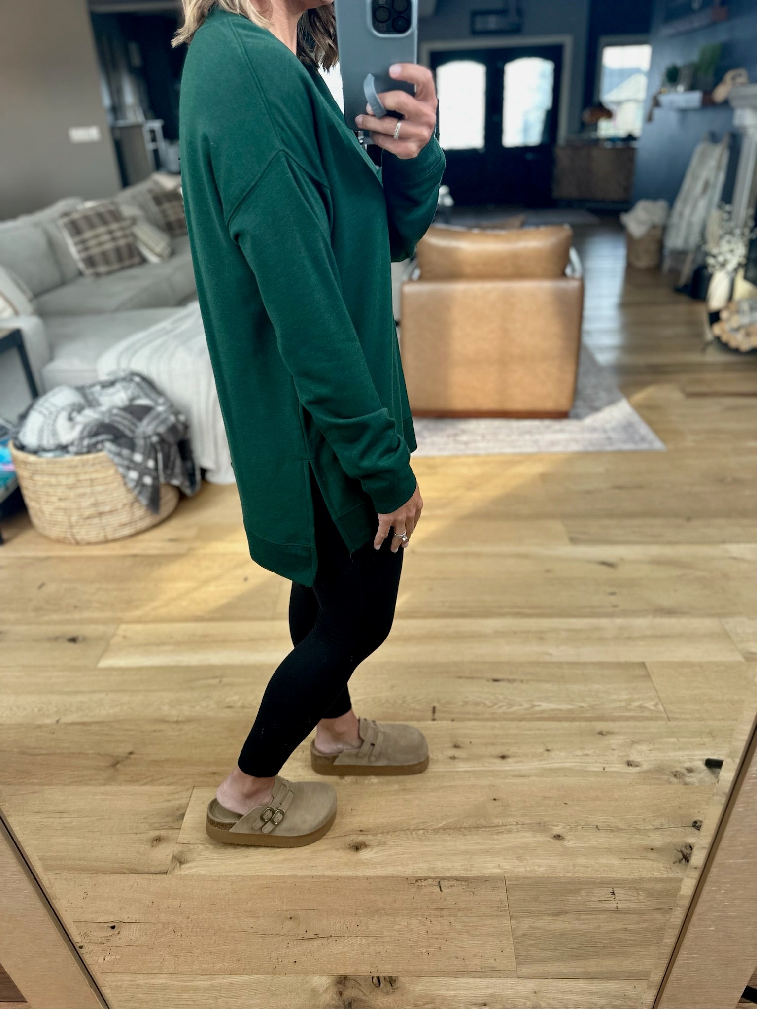 The Only Way V-Neck Top-sweater-Thread & Supply-Anna Kaytes Boutique, Women's Fashion Boutique in Grinnell, Iowa