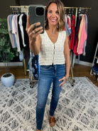 For The Cover Knit Sweater Vest-Sweaters-By Together-Anna Kaytes Boutique, Women's Fashion Boutique in Grinnell, Iowa