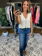 For The Cover Knit Sweater Vest-Sweaters-By Together-Anna Kaytes Boutique, Women's Fashion Boutique in Grinnell, Iowa