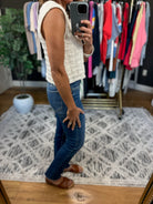 For The Cover Knit Sweater Vest-Sweaters-By Together-Anna Kaytes Boutique, Women's Fashion Boutique in Grinnell, Iowa