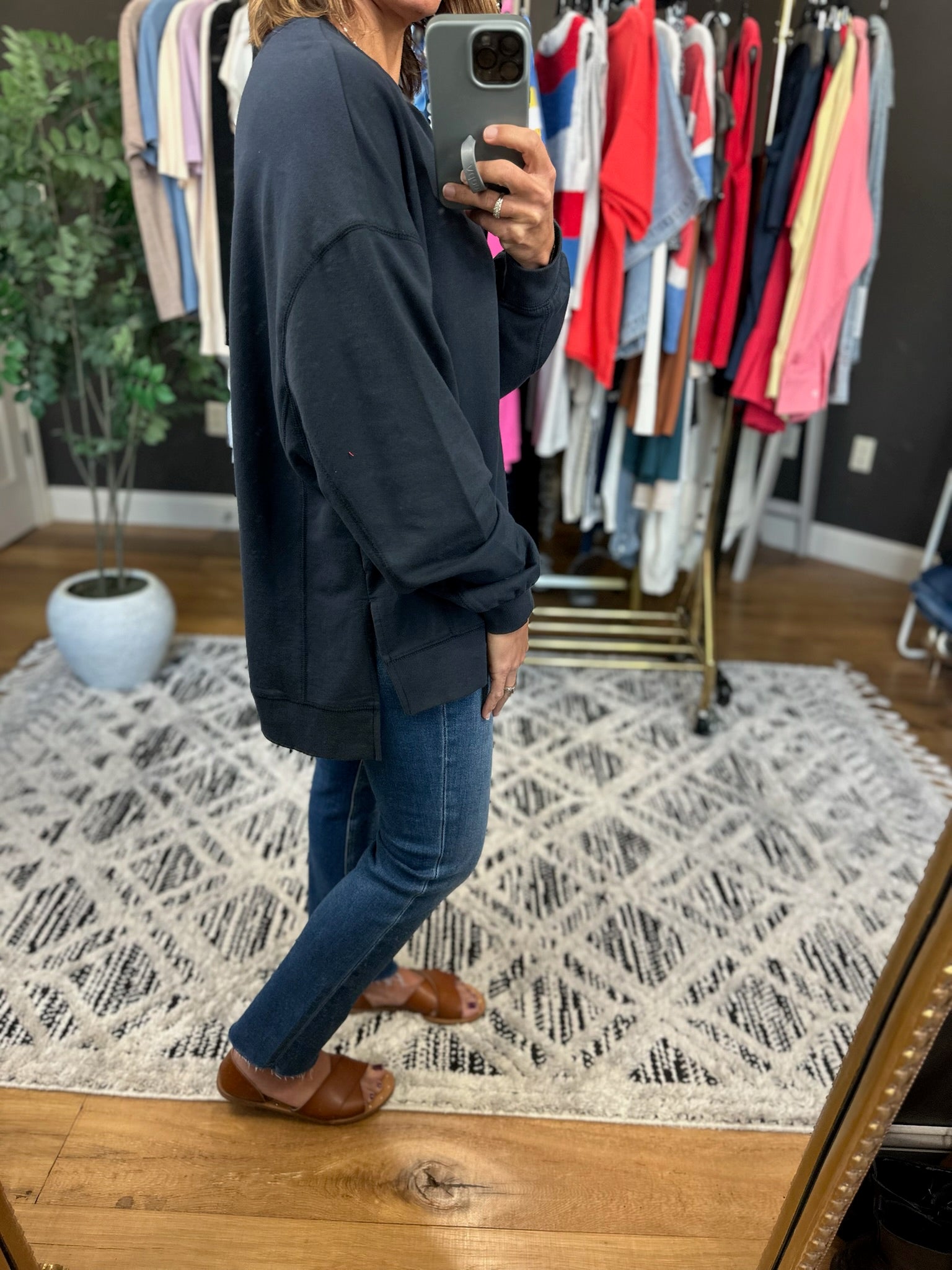 Z Supply Modern Weekender Crew-Sweaters-Z Supply-Anna Kaytes Boutique, Women's Fashion Boutique in Grinnell, Iowa