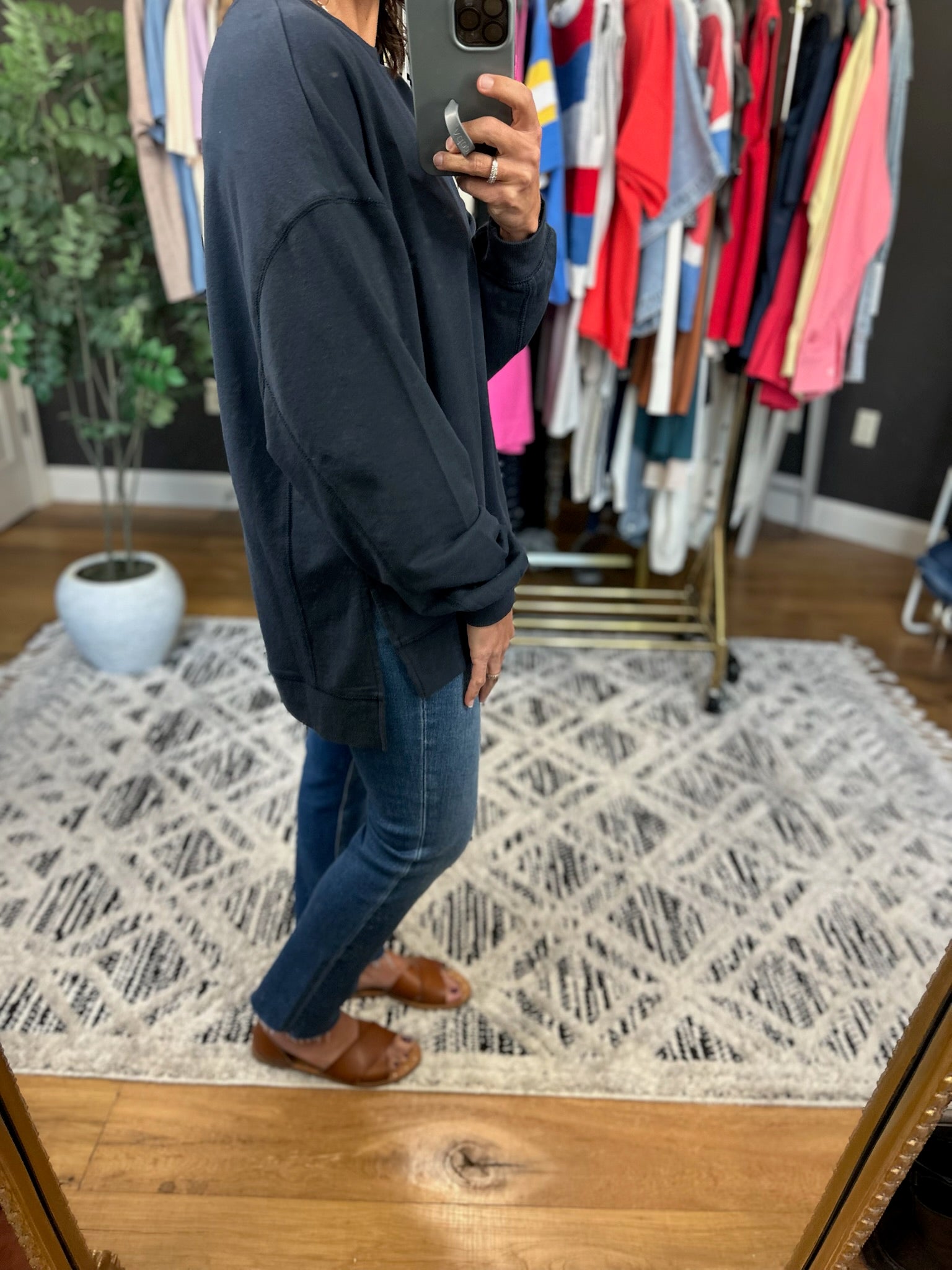 Z Supply Modern Weekender Crew-Sweaters-Z Supply-Anna Kaytes Boutique, Women's Fashion Boutique in Grinnell, Iowa