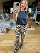 On The Prowl Animal Print Pant - Brown/Black-Wishlist-Anna Kaytes Boutique, Women's Fashion Boutique in Grinnell, Iowa