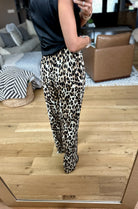 On The Prowl Animal Print Pant - Brown/Black-Wishlist-Anna Kaytes Boutique, Women's Fashion Boutique in Grinnell, Iowa