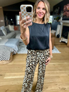 On The Prowl Animal Print Pant - Brown/Black-Wishlist-Anna Kaytes Boutique, Women's Fashion Boutique in Grinnell, Iowa