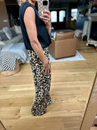On The Prowl Animal Print Pant - Brown/Black-Wishlist-Anna Kaytes Boutique, Women's Fashion Boutique in Grinnell, Iowa