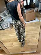 On The Prowl Animal Print Pant - Brown/Black-Wishlist-Anna Kaytes Boutique, Women's Fashion Boutique in Grinnell, Iowa