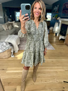 Trusting Fall Floral Dress-Skies Are Blue-Anna Kaytes Boutique, Women's Fashion Boutique in Grinnell, Iowa