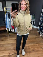 Favored For Fall Quilted Jacket - Taupe-Staccato-Anna Kaytes Boutique, Women's Fashion Boutique in Grinnell, Iowa