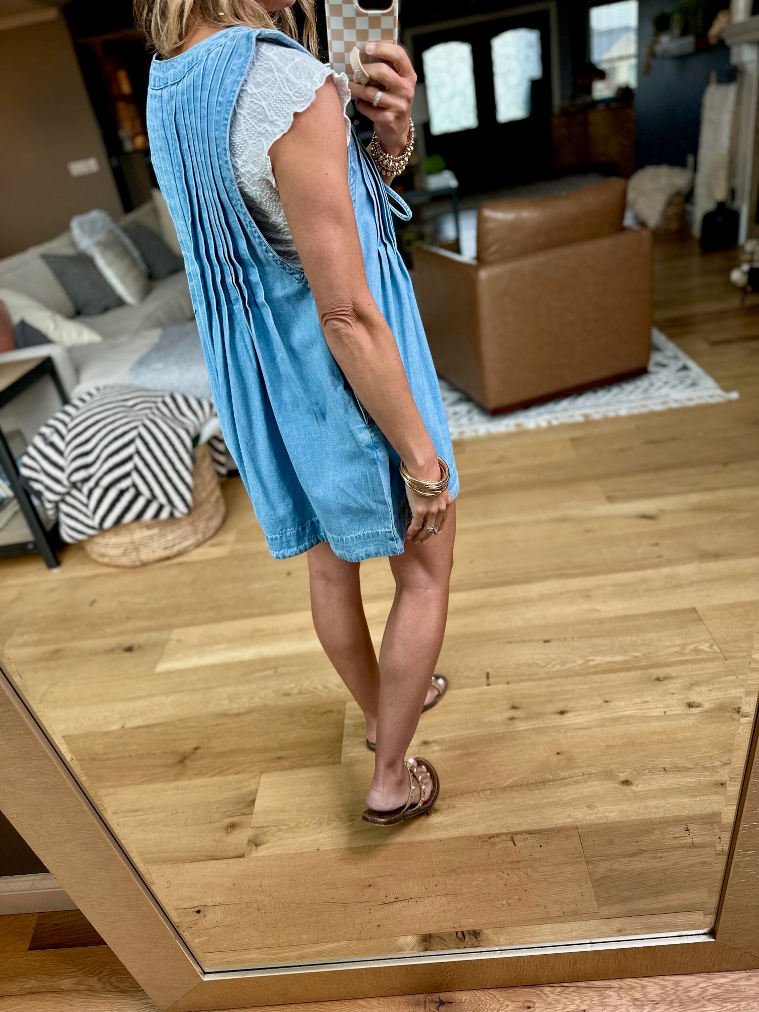 Up In Smoke Denim Romper - Multiple Options-Rompers-Veveret-Anna Kaytes Boutique, Women's Fashion Boutique in Grinnell, Iowa