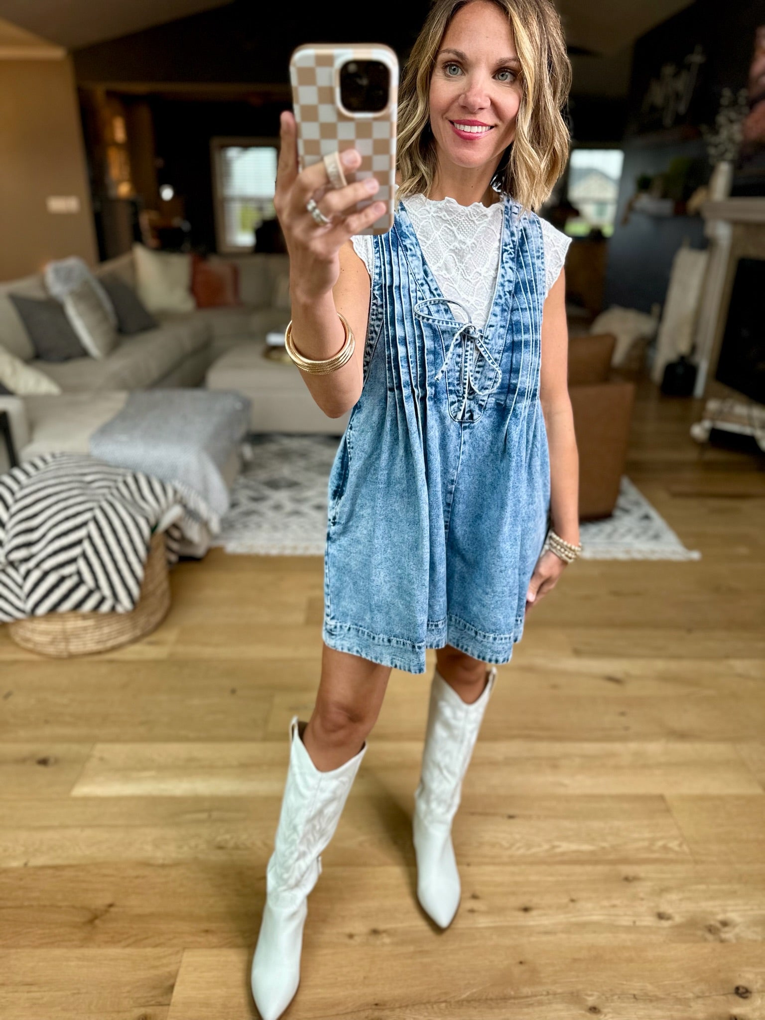 Up In Smoke Denim Romper - Multiple Options-Veveret-Anna Kaytes Boutique, Women's Fashion Boutique in Grinnell, Iowa