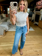 Leave Some Space Lace Edge Knit Top - Ivory-Hem & Thread-Anna Kaytes Boutique, Women's Fashion Boutique in Grinnell, Iowa