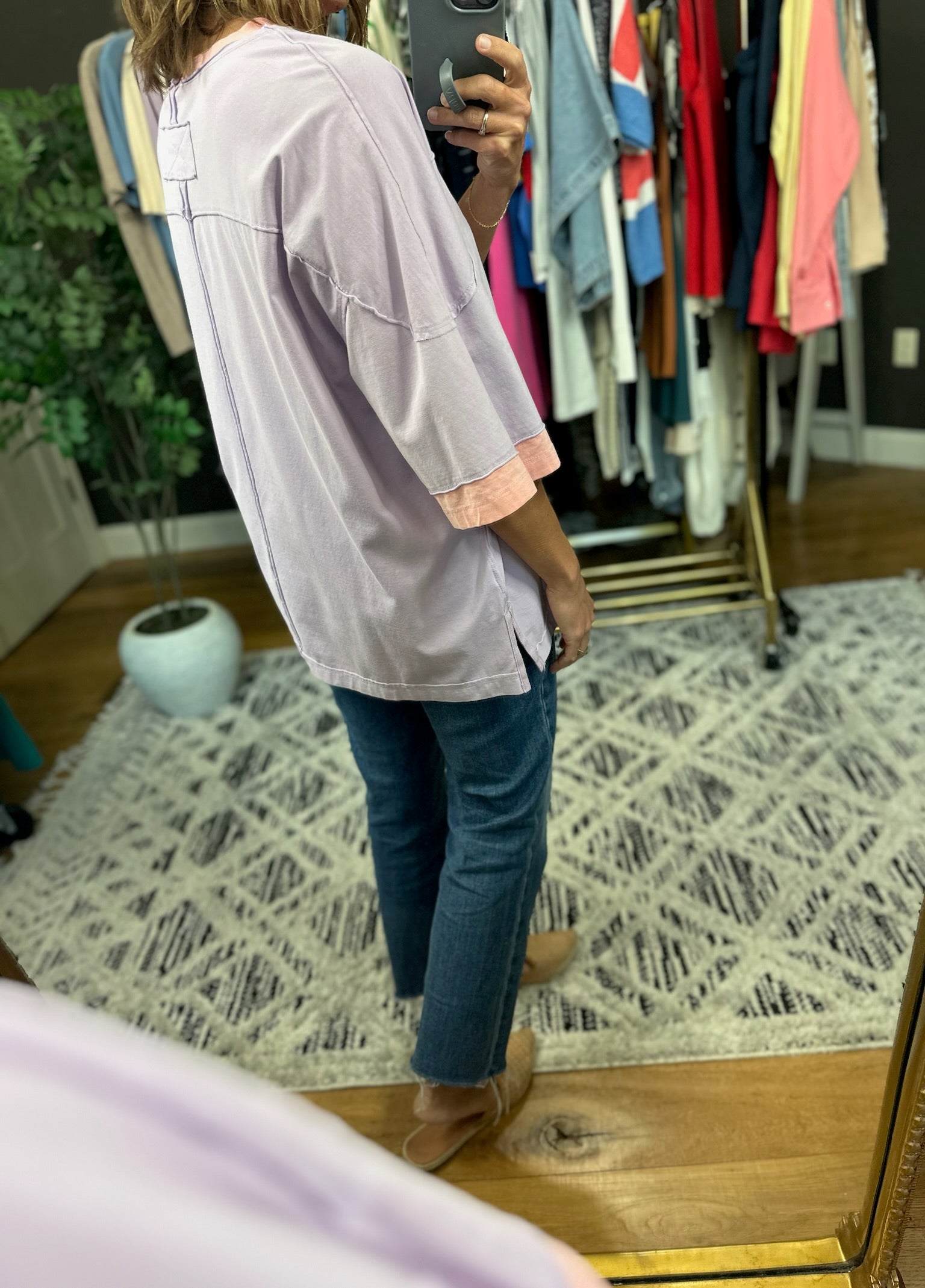 See Me Oversized Cotton Tee-Short Sleeves-Easel-Anna Kaytes Boutique, Women's Fashion Boutique in Grinnell, Iowa