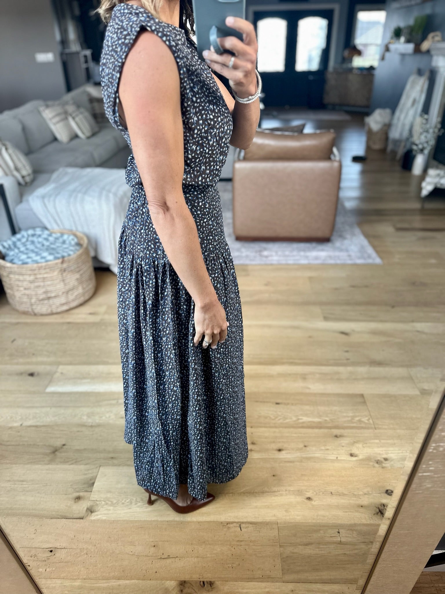 Etta Aspen Floral Midi Dress-Z Supply-Anna Kaytes Boutique, Women's Fashion Boutique in Grinnell, Iowa