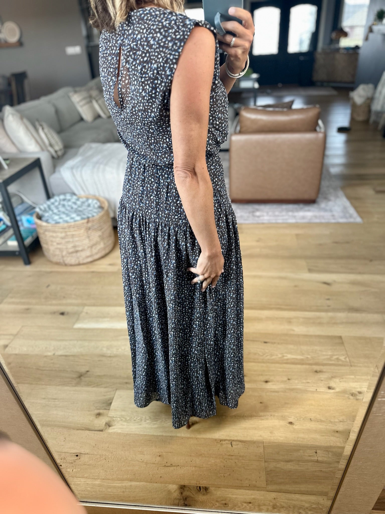 Etta Aspen Floral Midi Dress-Z Supply-Anna Kaytes Boutique, Women's Fashion Boutique in Grinnell, Iowa