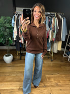 Return The Favor Ribbed Long Sleeve Top-Long Sleeves-Thread & Supply-Anna Kaytes Boutique, Women's Fashion Boutique in Grinnell, Iowa