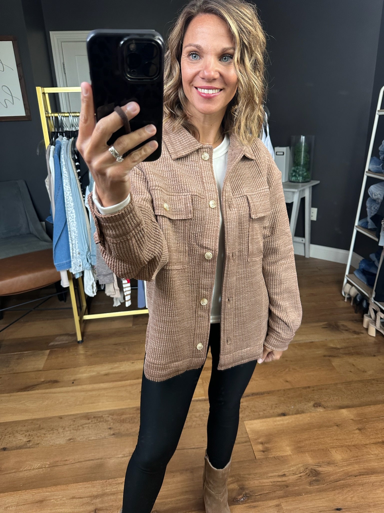 Perfect Pick Texture Shacket - Multiple Options-Staccato-Anna Kaytes Boutique, Women's Fashion Boutique in Grinnell, Iowa