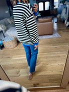 Easy Going Striped Crew-Fate-Anna Kaytes Boutique, Women's Fashion Boutique in Grinnell, Iowa