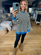 Easy Going Striped Crew-Fate-Anna Kaytes Boutique, Women's Fashion Boutique in Grinnell, Iowa