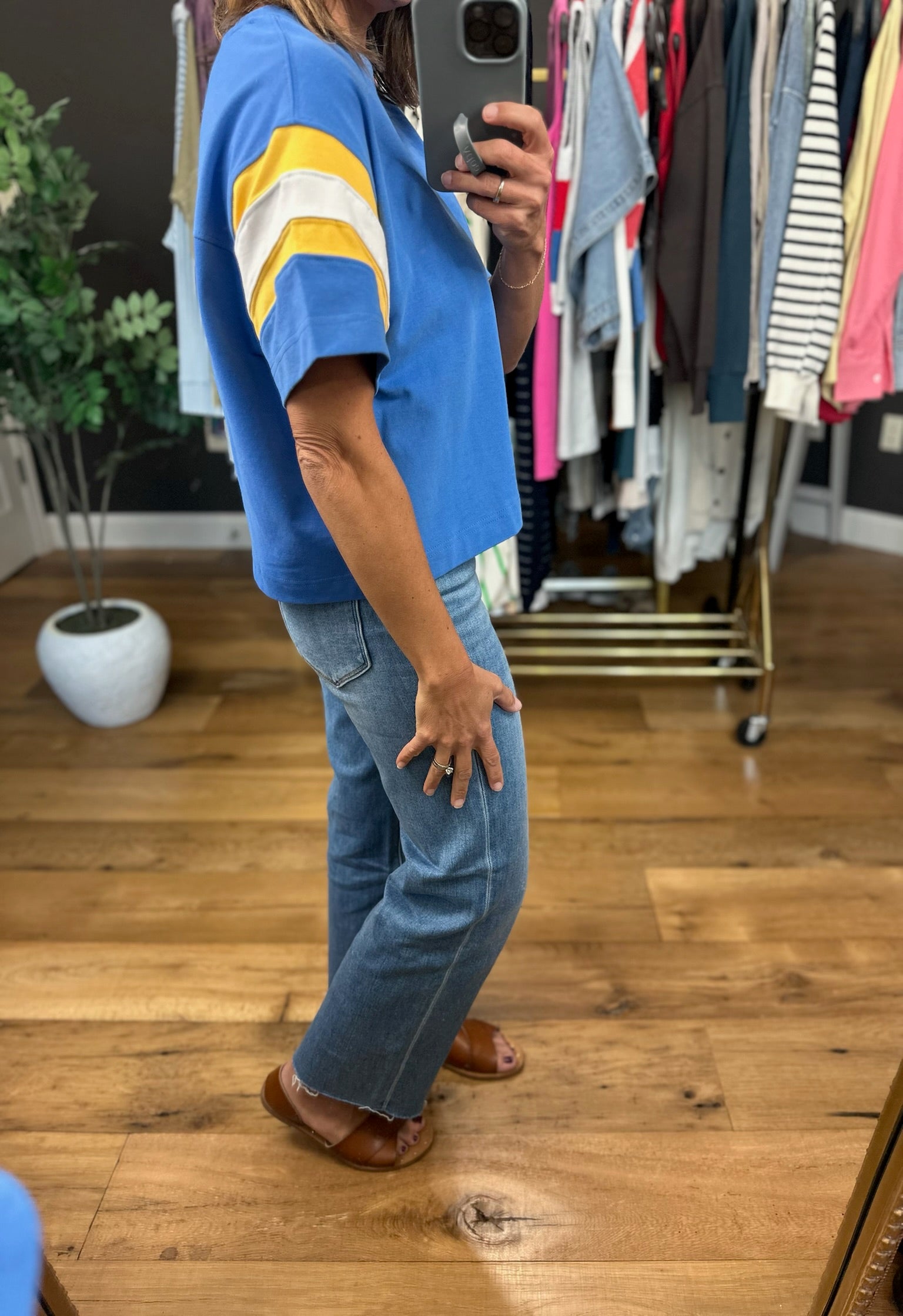 Brave Play Cotton Tee-Short Sleeves-Wishlist-Anna Kaytes Boutique, Women's Fashion Boutique in Grinnell, Iowa