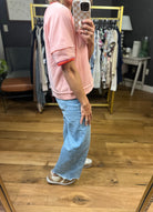 A Thing Or Two Raw Hem Short Sleeve Crew - Multiple Options-Jodifl-Anna Kaytes Boutique, Women's Fashion Boutique in Grinnell, Iowa