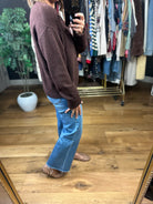 Where We're At Crew Sweater-Sweaters-Wishlist-Anna Kaytes Boutique, Women's Fashion Boutique in Grinnell, Iowa