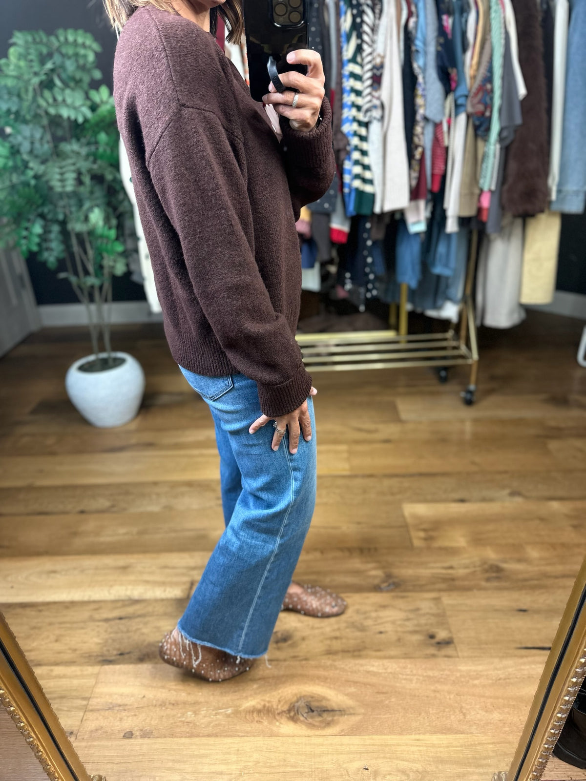 Where We're At Crew Sweater-Sweaters-Wishlist-Anna Kaytes Boutique, Women's Fashion Boutique in Grinnell, Iowa