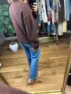 Where We're At Crew Sweater-Sweaters-Wishlist-Anna Kaytes Boutique, Women's Fashion Boutique in Grinnell, Iowa