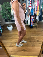 She's So Sweet Striped Skort Set-Two Piece Set-Entro-Anna Kaytes Boutique, Women's Fashion Boutique in Grinnell, Iowa