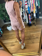 She's So Sweet Striped Skort Set-Two Piece Set-Entro-Anna Kaytes Boutique, Women's Fashion Boutique in Grinnell, Iowa