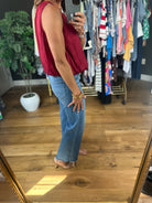 Stand My Ground Bubble-Hem Top-Sleeveless-ee:some-Anna Kaytes Boutique, Women's Fashion Boutique in Grinnell, Iowa