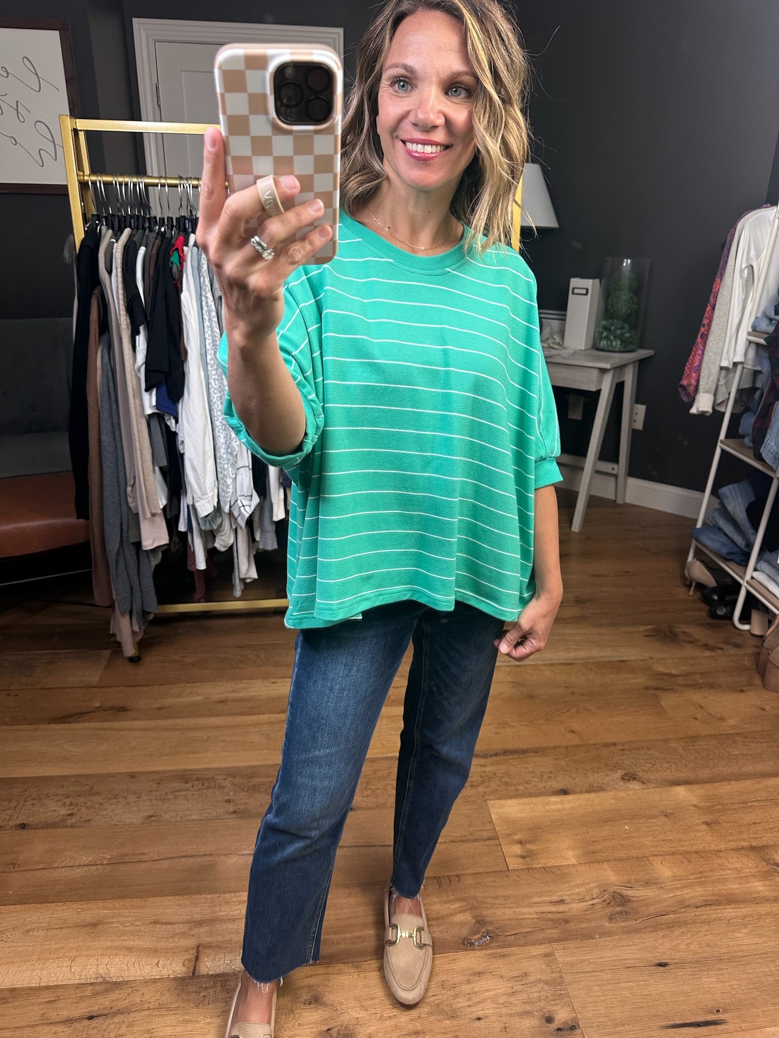 My Expression Striped Dolman Top - Multiple Options-Wishlist-Anna Kaytes Boutique, Women's Fashion Boutique in Grinnell, Iowa