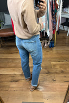 The Gwen Mid-Rise Classic Boyfriend Double Hem Denim-Jeans-KanCan KC8654M-Anna Kaytes Boutique, Women's Fashion Boutique in Grinnell, Iowa