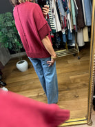 All My Love Short Sleeve Knit Top-Sweaters-She & Sky-Anna Kaytes Boutique, Women's Fashion Boutique in Grinnell, Iowa