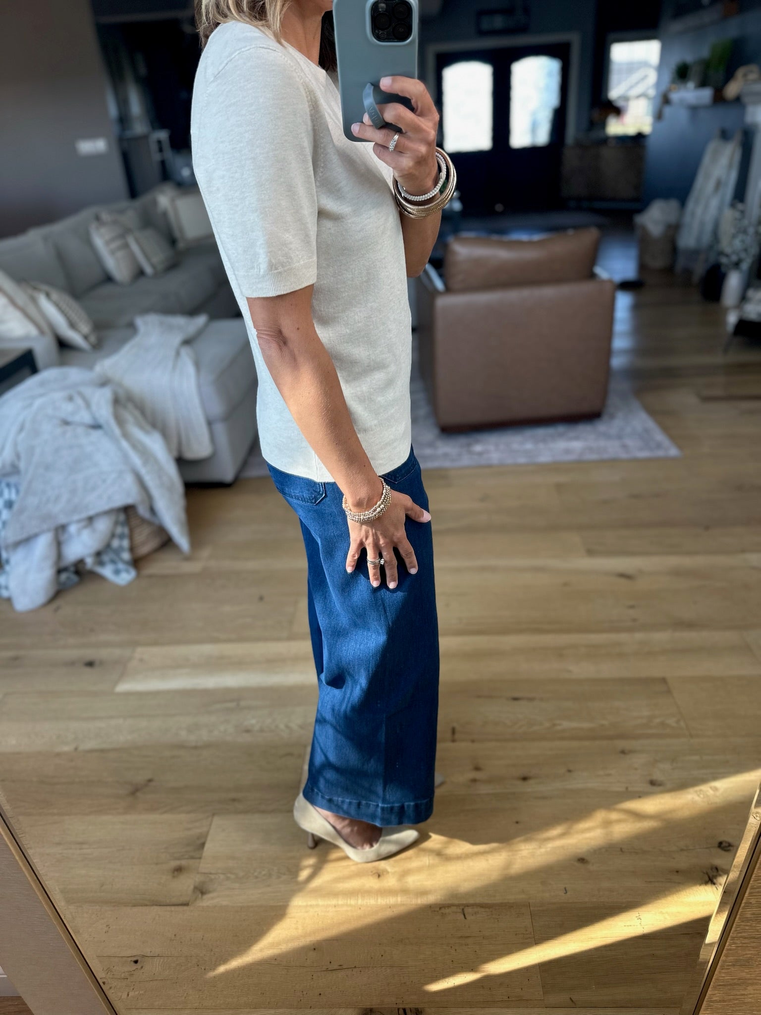 **The Right Side Lightweight Knit Top-sweater-Be Cool-Anna Kaytes Boutique, Women's Fashion Boutique in Grinnell, Iowa