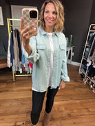 Lead The Way Tencel Shacket - Light Wash Denim-Thread & Supply-Anna Kaytes Boutique, Women's Fashion Boutique in Grinnell, Iowa