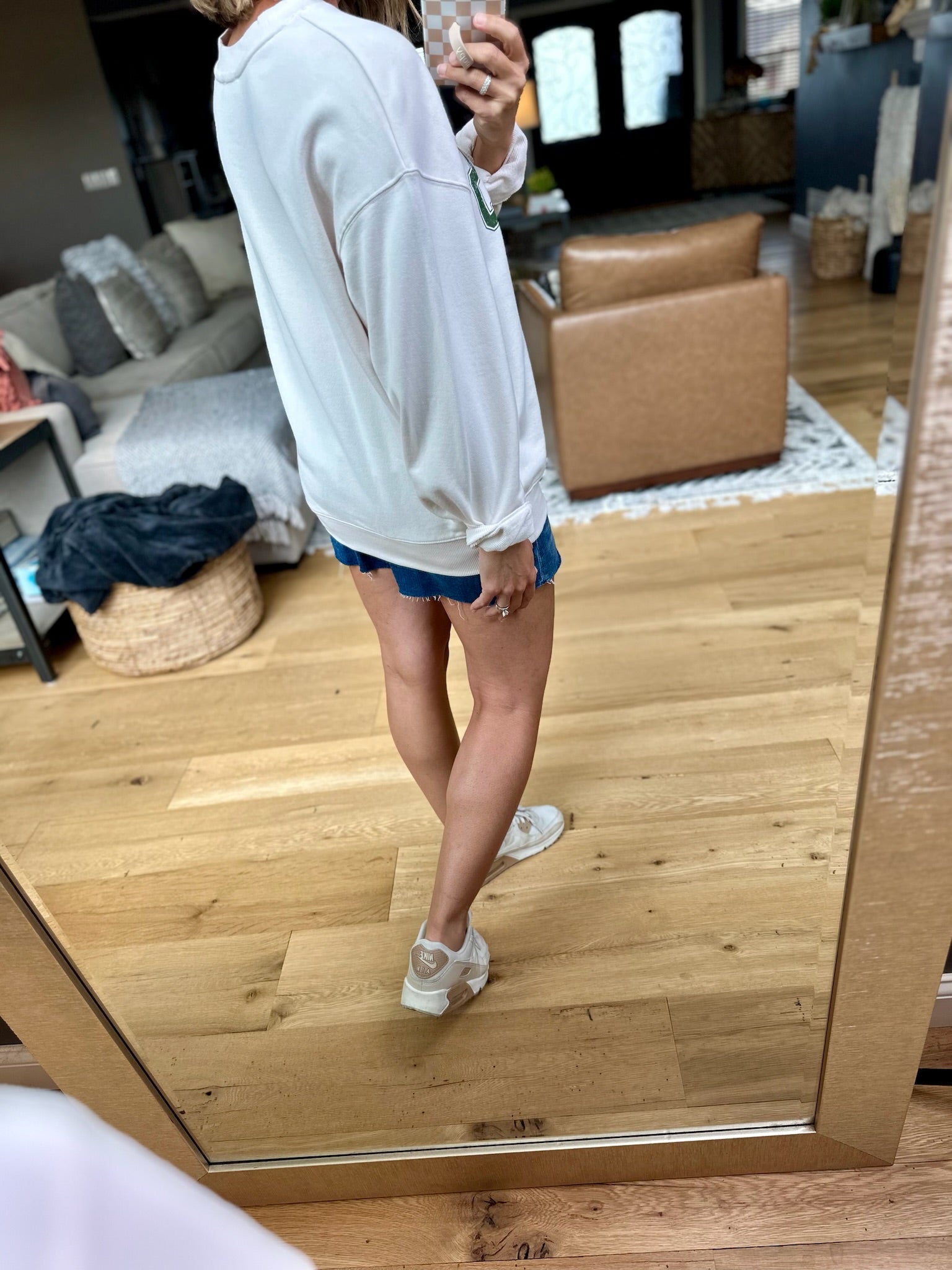 Crunch Time Pickle Crewneck-Sweaters-Tres Bien-Anna Kaytes Boutique, Women's Fashion Boutique in Grinnell, Iowa