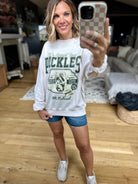 Crunch Time Pickle Crewneck-Tres Bien-Anna Kaytes Boutique, Women's Fashion Boutique in Grinnell, Iowa