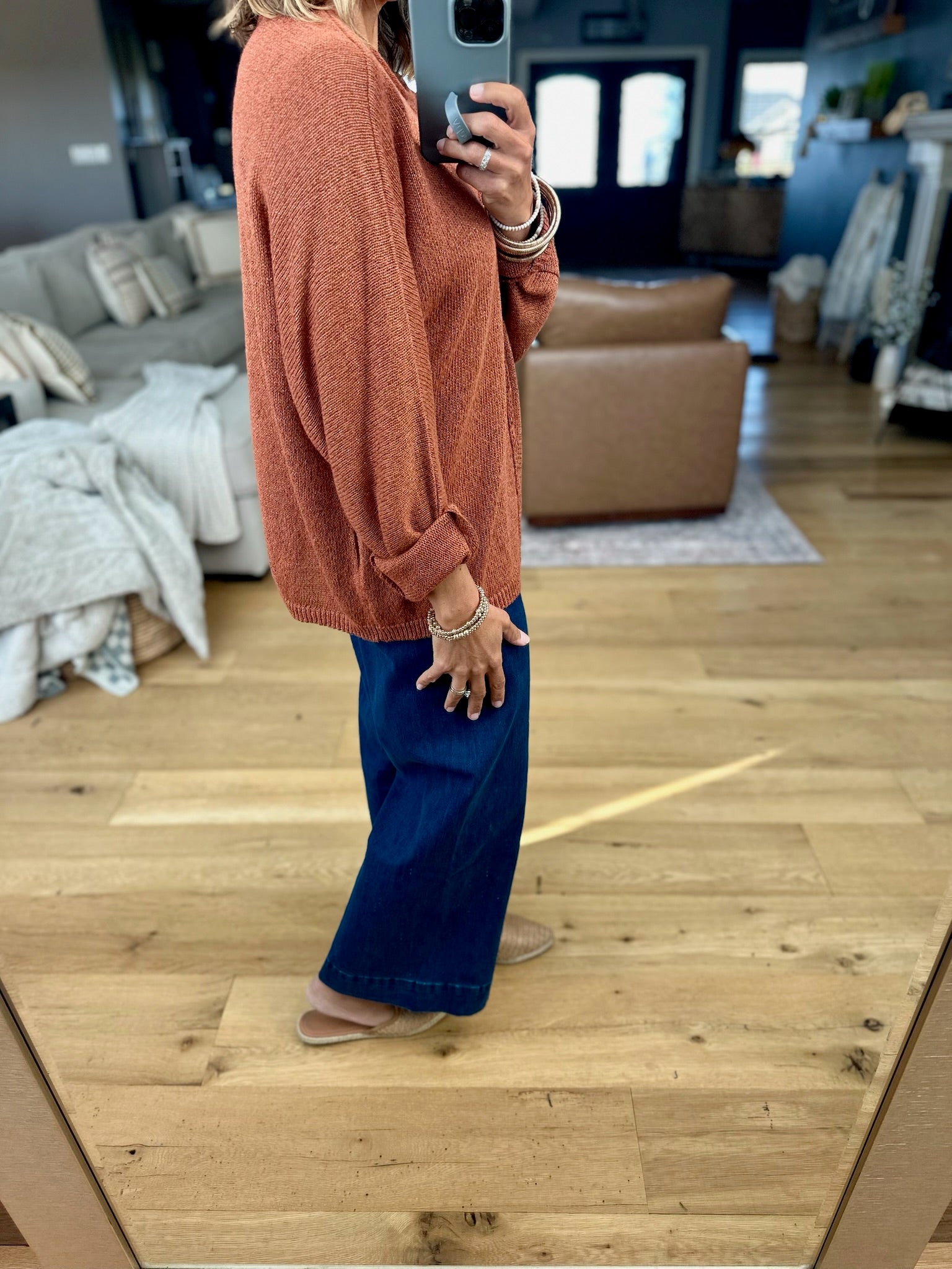 Blazing Trail Oversized Knit Top-By Together-Anna Kaytes Boutique, Women's Fashion Boutique in Grinnell, Iowa