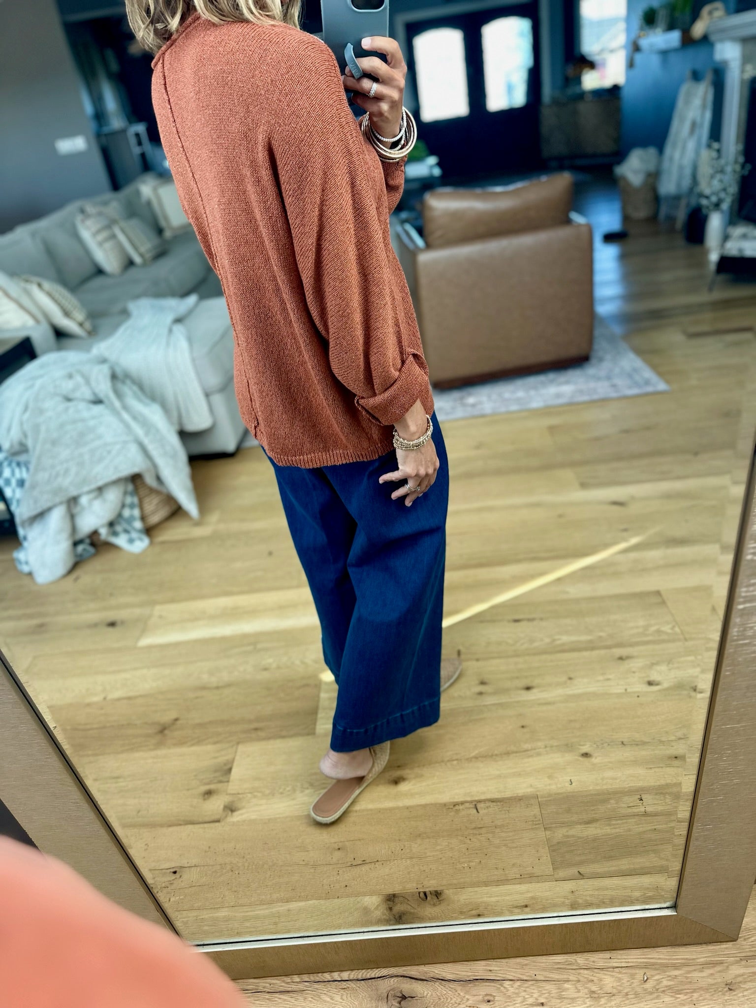 Blazing Trail Oversized Knit Top-Sweaters-By Together-Anna Kaytes Boutique, Women's Fashion Boutique in Grinnell, Iowa