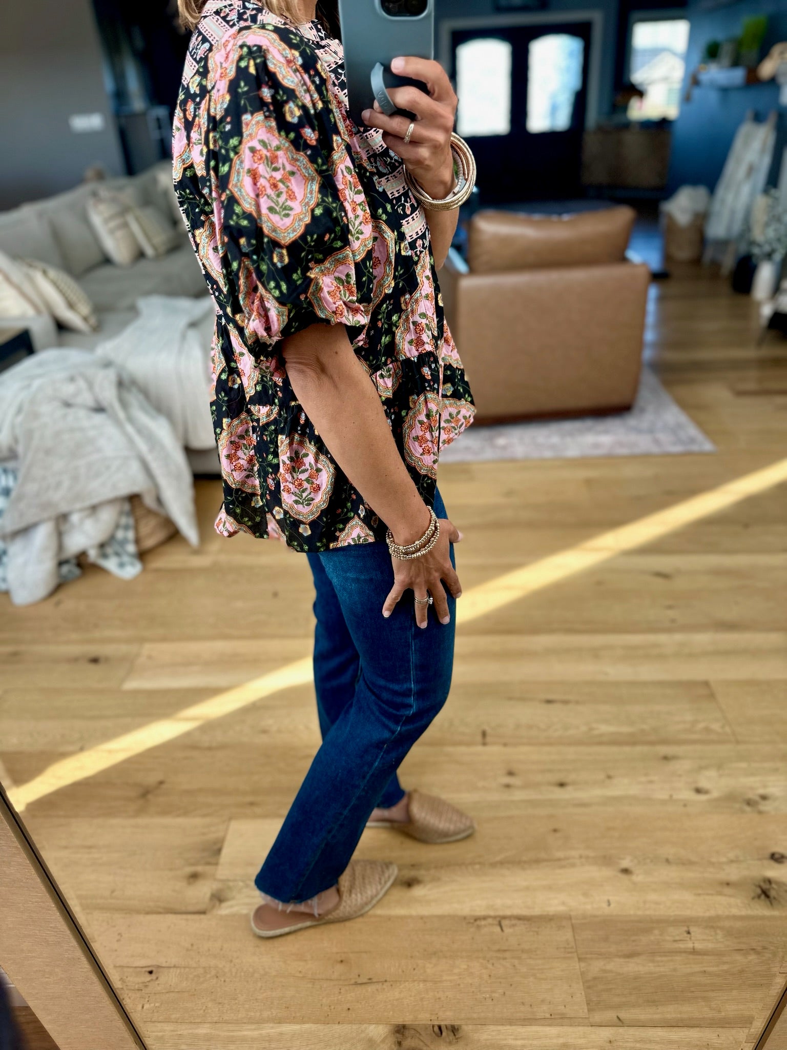 Waiting For This Patterned Top-THML-Anna Kaytes Boutique, Women's Fashion Boutique in Grinnell, Iowa