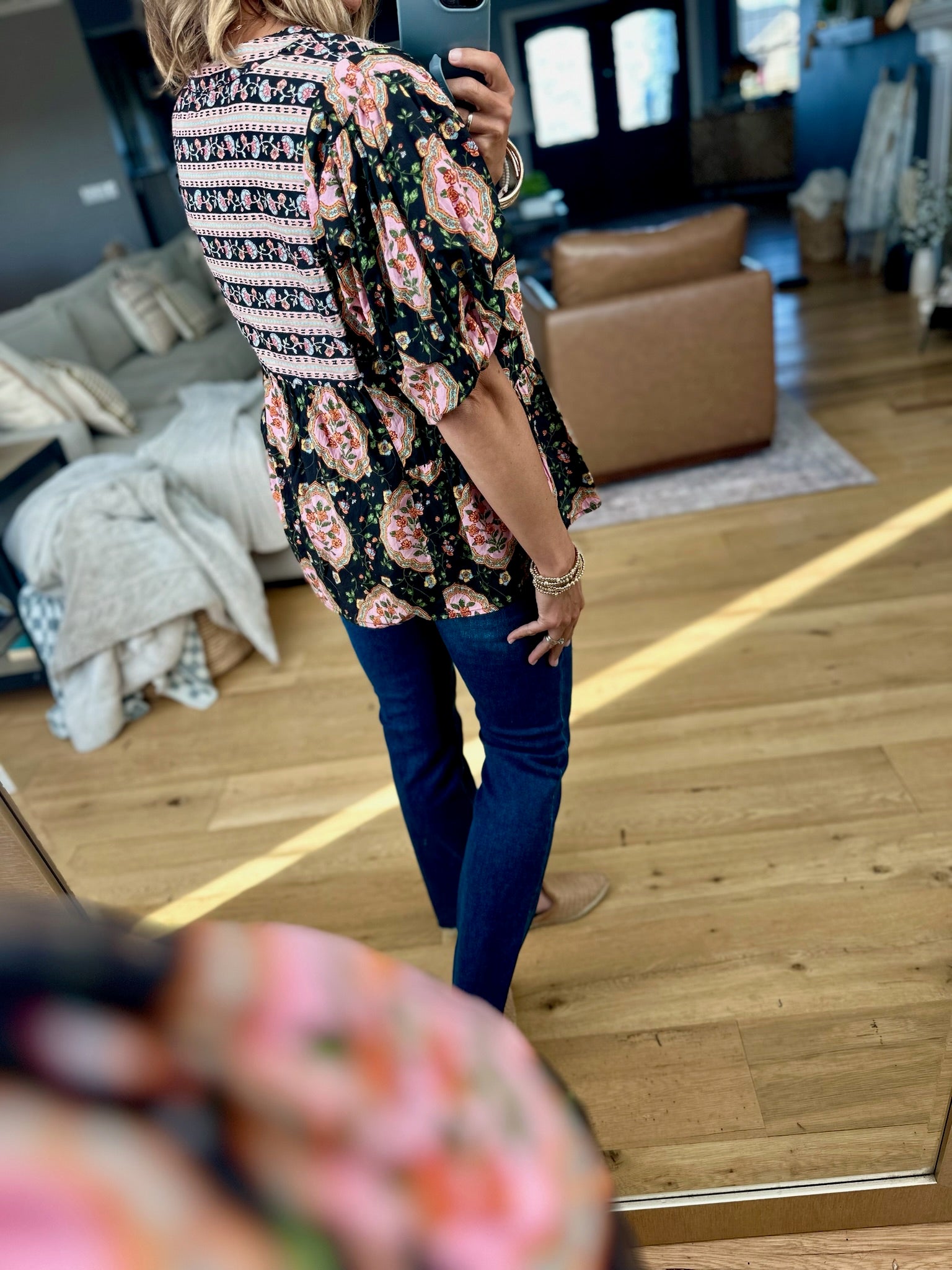 Waiting For This Patterned Top-THML-Anna Kaytes Boutique, Women's Fashion Boutique in Grinnell, Iowa