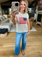 Symbol Of Honor Flag Knit Top - Multiple Options-Blu Pepper-Anna Kaytes Boutique, Women's Fashion Boutique in Grinnell, Iowa