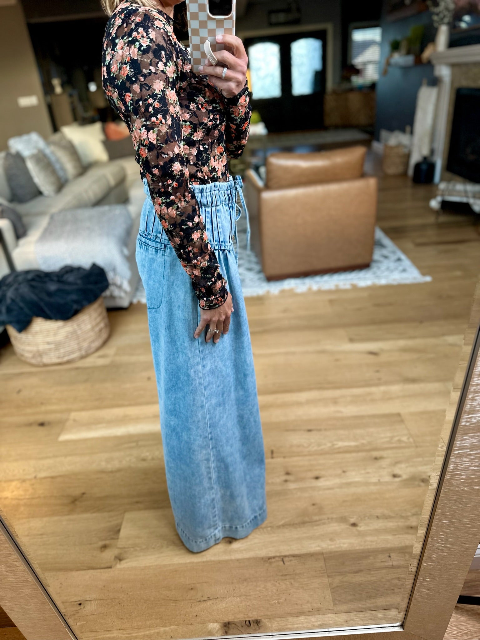 The Freya Mineral Washed Wide-Leg Pant-Eesome-Anna Kaytes Boutique, Women's Fashion Boutique in Grinnell, Iowa