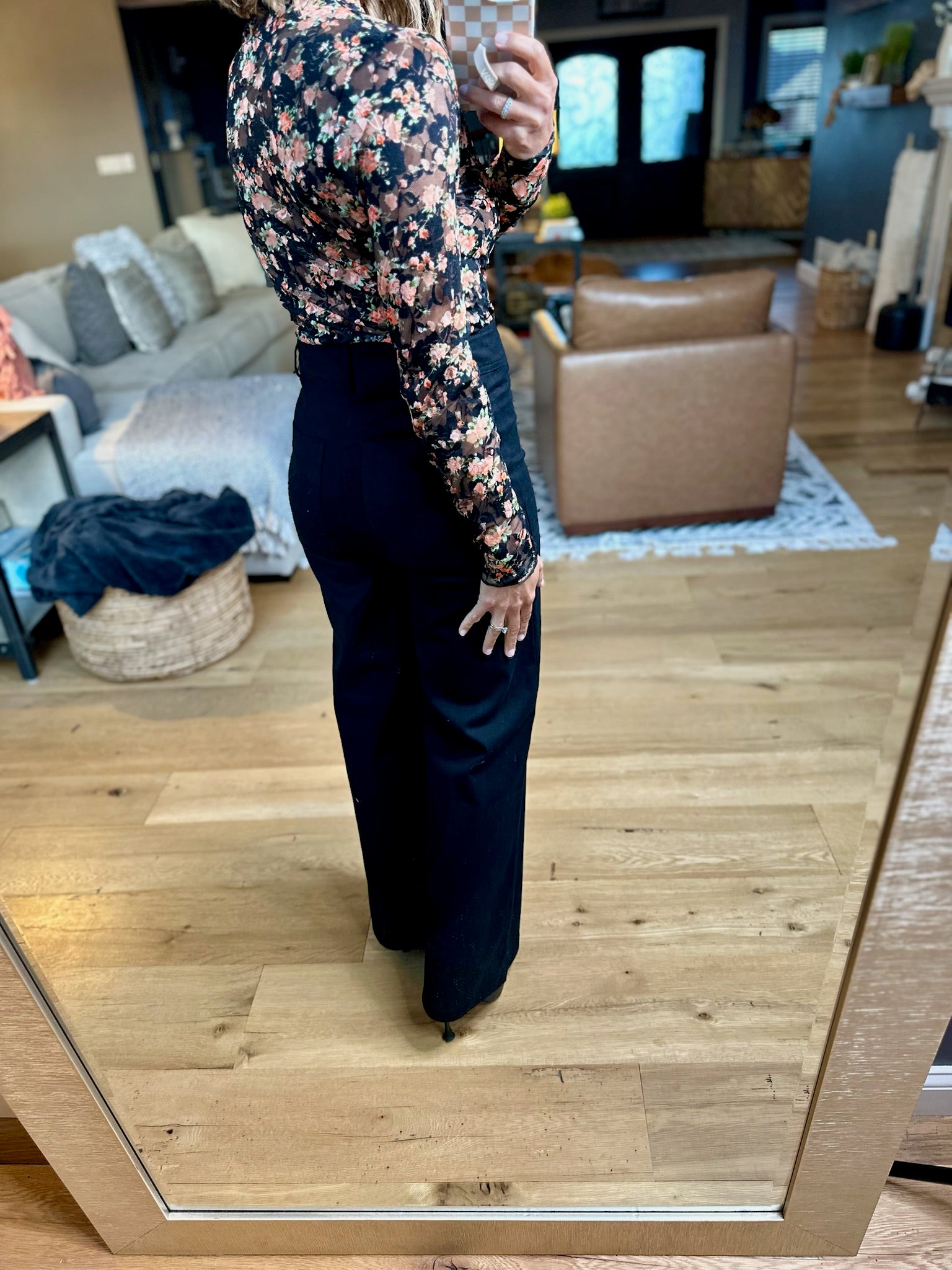 The Maude High-Rise Straight Pant-Glam-Anna Kaytes Boutique, Women's Fashion Boutique in Grinnell, Iowa