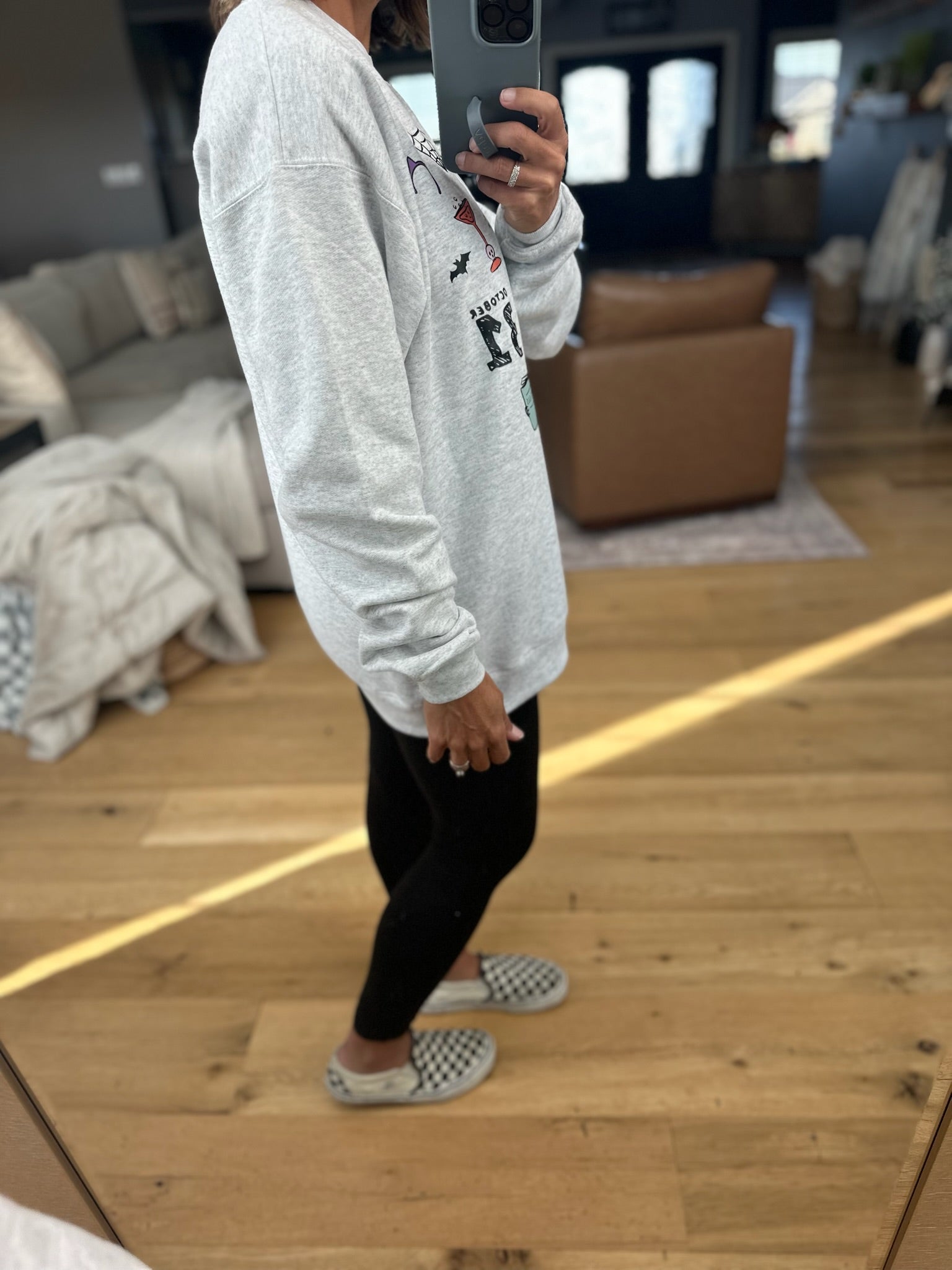 Spooky Season Crewneck Sweatshirt-sweater-Etta & East-Anna Kaytes Boutique, Women's Fashion Boutique in Grinnell, Iowa