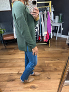 Right There With You Textured Crew Sweater - Multiple Options-Staccato-Anna Kaytes Boutique, Women's Fashion Boutique in Grinnell, Iowa