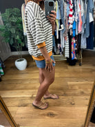Keep Me Company Striped Top-Short Sleeves-JOA-Anna Kaytes Boutique, Women's Fashion Boutique in Grinnell, Iowa