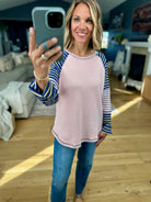 First Choice Striped Long Sleeve Top-Bucketlist-Anna Kaytes Boutique, Women's Fashion Boutique in Grinnell, Iowa