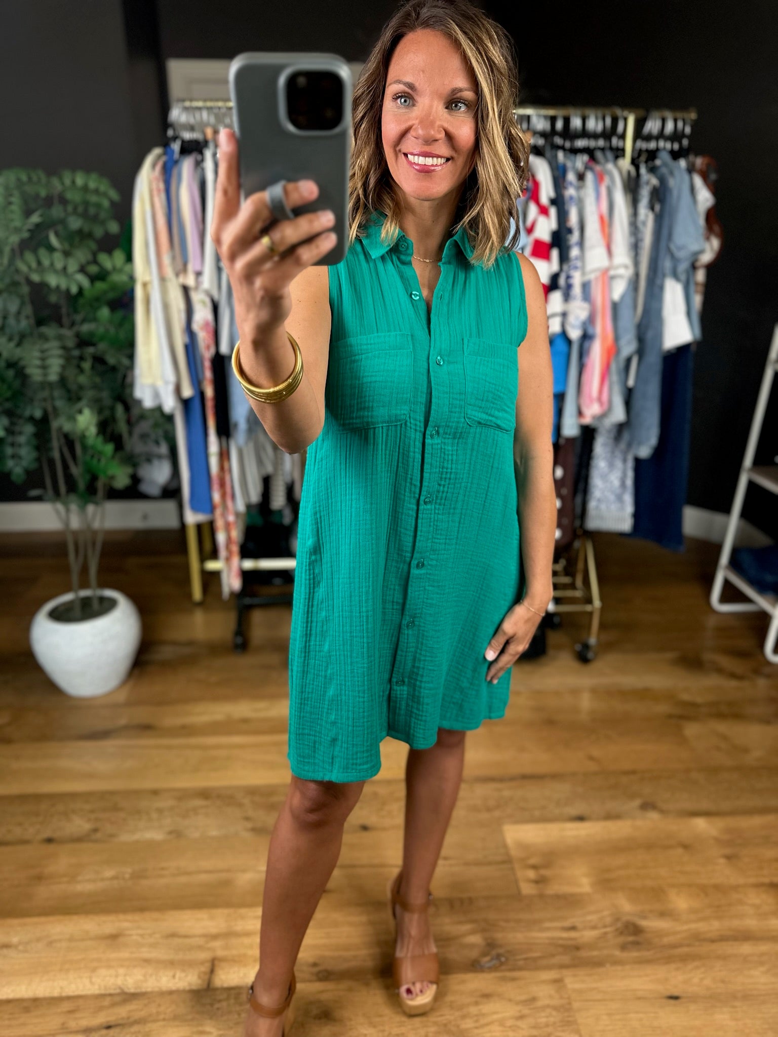 Z Supply New Light Mini Dress-Dresses-Z Supply-Anna Kaytes Boutique, Women's Fashion Boutique in Grinnell, Iowa